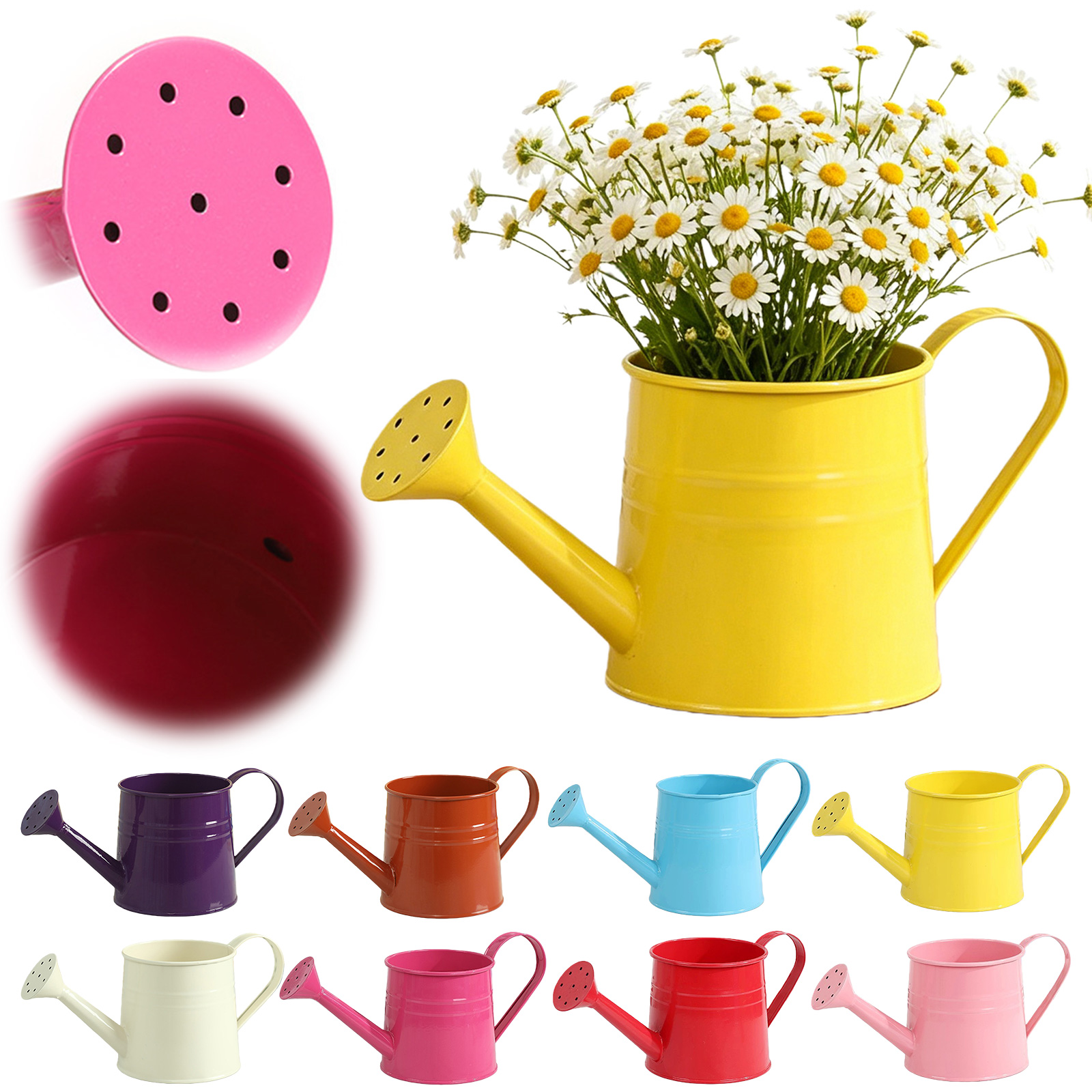 Watering Can - إبريق زهور للحديقة للأطفال والكبار، مقبض