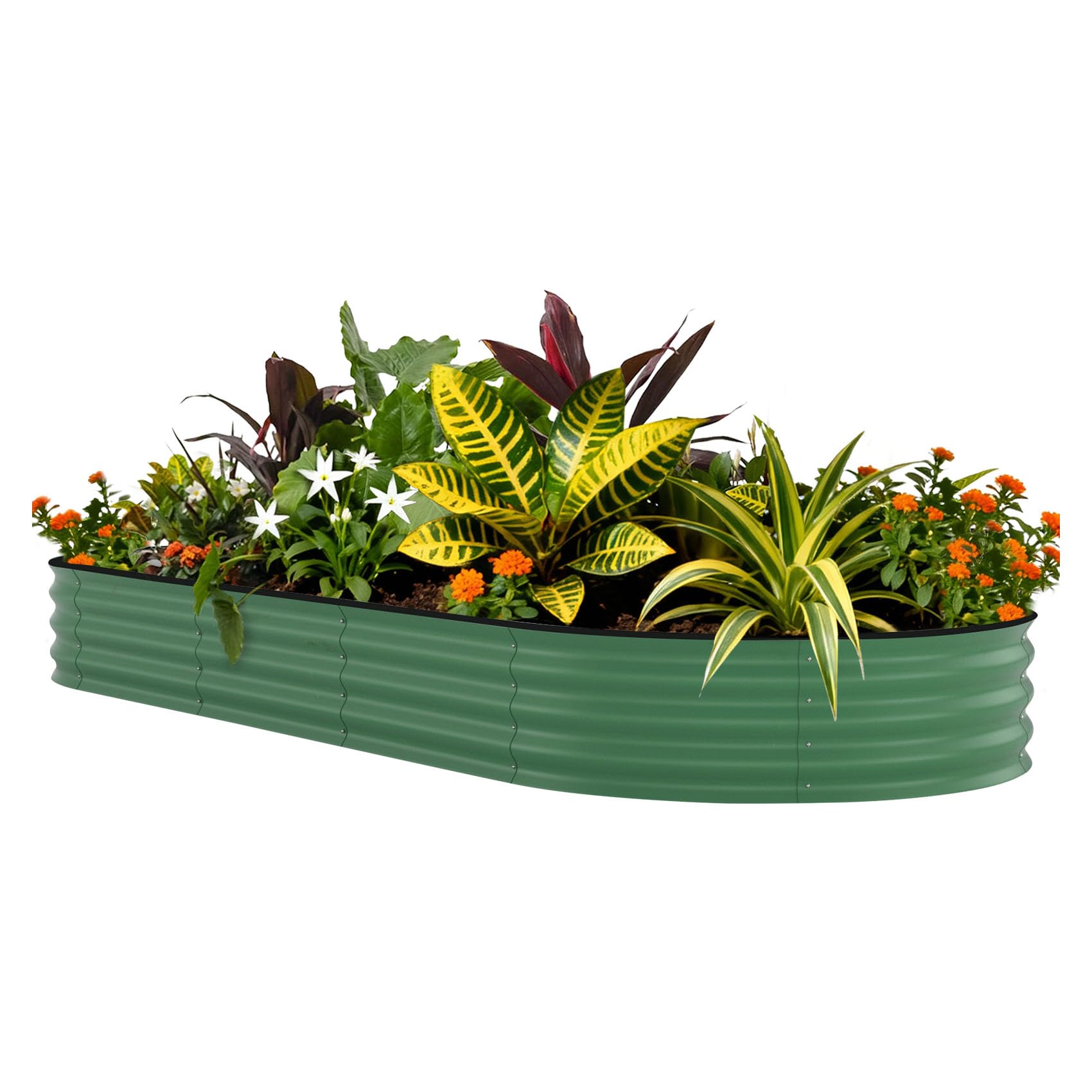 Raised Garden Bed - حوض زراعة مرتفع مجلفن مقاس 8×4×1.5