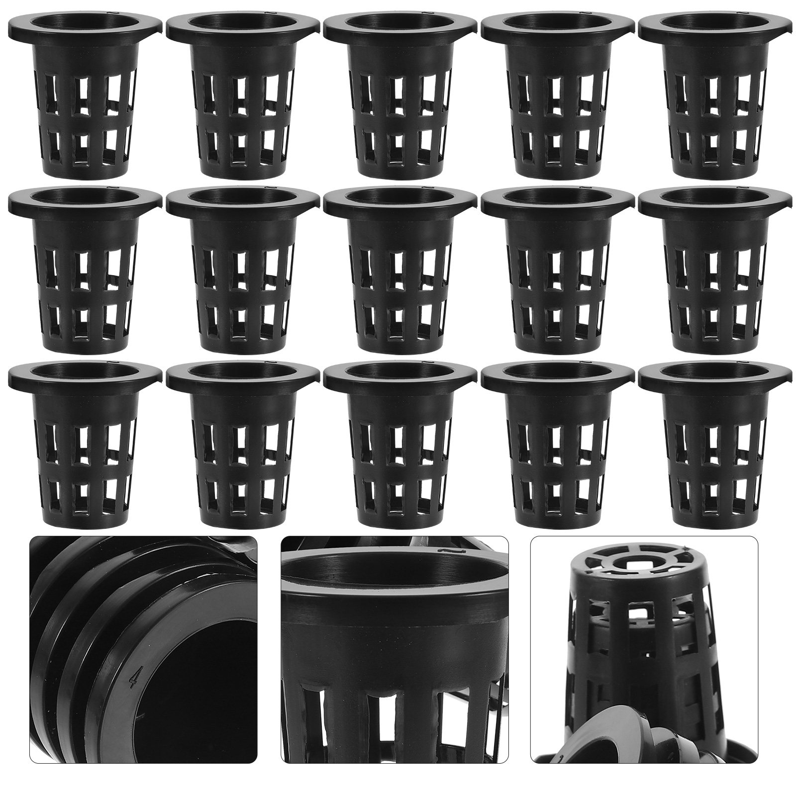 50 قطعة من سلال الزراعة البلاس - مراجعة Plant Pot وسعره