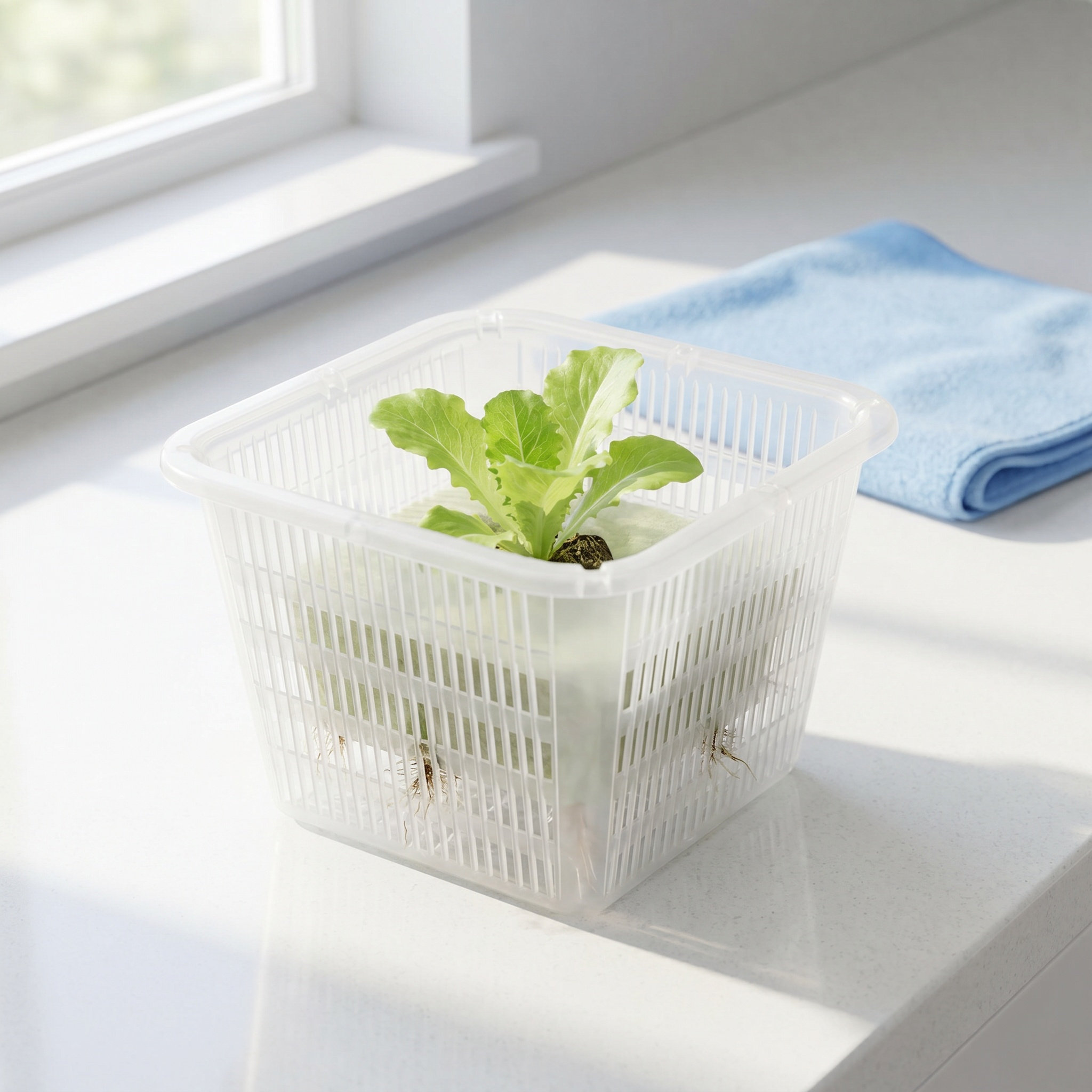 6 قطع من أكواب الشبكة المربعة  - مراجعة Plant Pot وسعره
